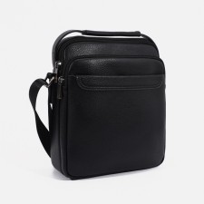 Male bag, black color