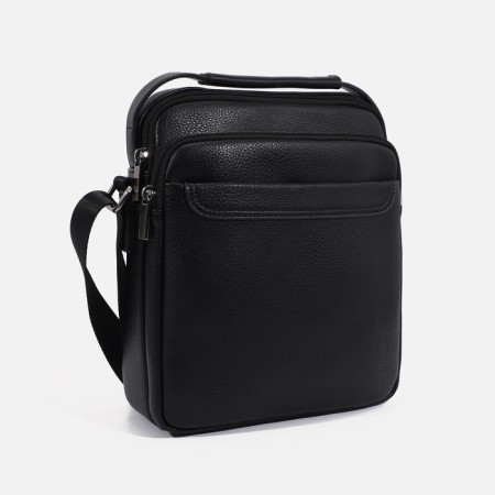 Male bag, black color