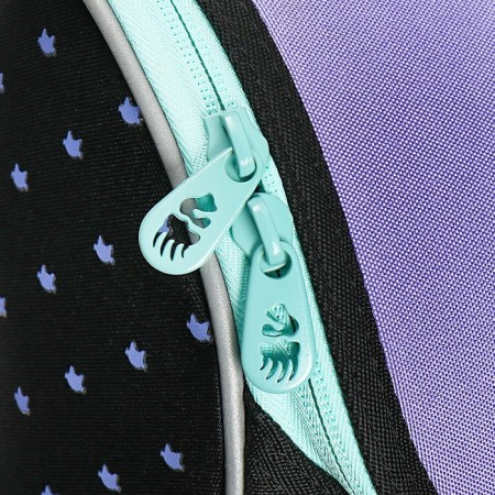 School standard, 33 x 25 x 13 cm, Grizzly, + bag for shoes, black/lilac-9