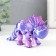 Souvenir-Antistress "Triceratops Terenty" 13.5x3.5x7.5 cm, lilac