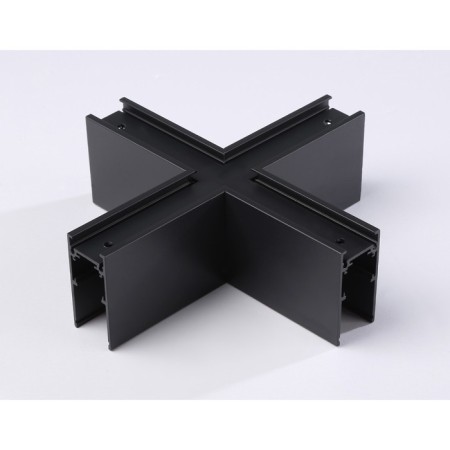 Ambrella Connector X-shaped for the Magnetic GL3376 BK overhead busbar, black-2