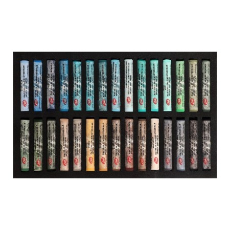 Pastel dry, set of 60 colors, Extra Soft, ZHK "Master Class", D-10 mm/L-65 mm, art, 253412004-5