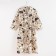 Women's bathrobe Ethel "Gchatik" sleeve 3/4, size 42-44, waffle 200g/m2, 100% cotton