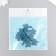 Decor for creativity tree "Chamomile and core" set 10+10 pcs Blue 2.3x2 cm
