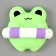 Squish anti -stress Maglet "Frog" with a circle
