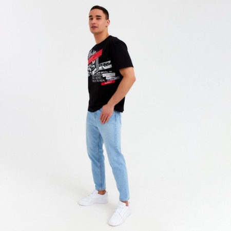 T-shirt male minku color black, rr 50-3