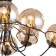 Grana chandelier, 8x40W E14, black color