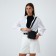 Bag Cross-Bodi with a zipper, black color