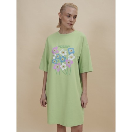 Female dress, size XL, green color