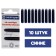 Centropen feathers for feathers of the Centropen 0019/10, 10 pieces, blue ink