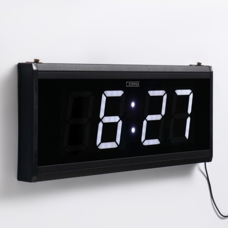 Electronic wall clock "Solomon", with an alarm clock, 48 x 19 x 3 cm-2