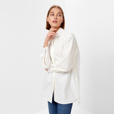 Women's shirt Minaku: Casual Collection Color White, Rr. 42-3