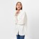 Women's shirt Minaku: Casual Collection Color White, Rr. 42