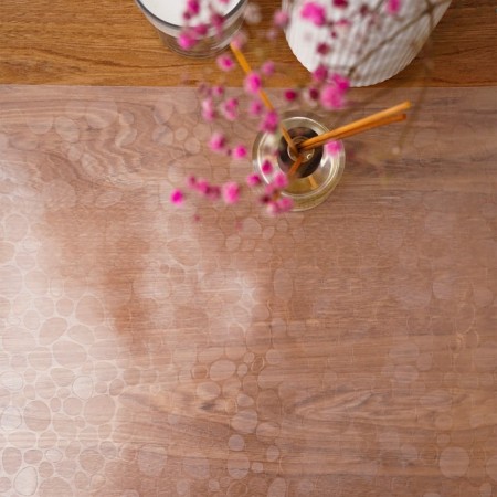 Anti -Spear -shaped rug "pebbles", 45 × 90 cm, the color is transparent-5