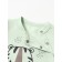 Body for a boy with a long sleeve, the color is green, height is 68 cm