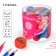 Plastic sharpener "Round", mix, cold heart