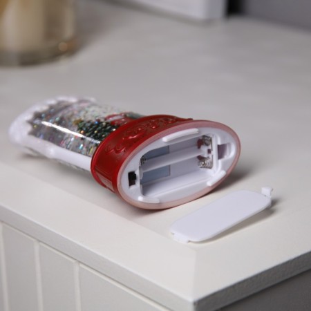 LED figure "Santa Claus" 8 × 14.5 × 4.2 cm, plastic, batteries AAAX2 (not in the kit), glow warm white-2
