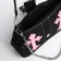 Youth bag with zipper, black color