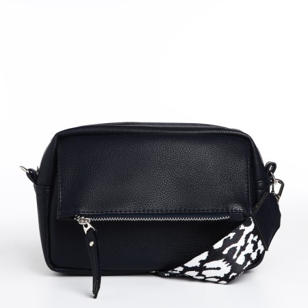Women's bag over the shoulder Textura, small size, blue color