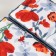 Casket for needlework "Summer flowers on white" 19x26x14.5 cm
