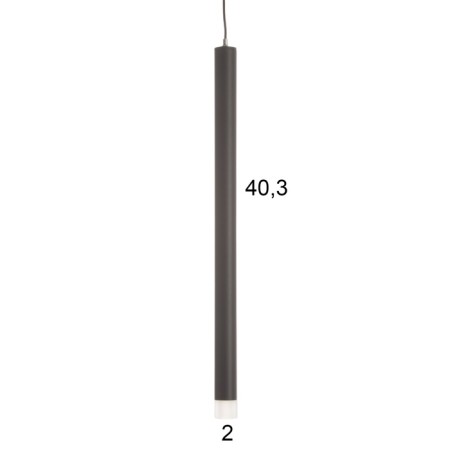Lukas Soft Lumber LED 5W 4000K Black 2x2x30-130cm-5