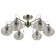 Ceiling light Gerhort G11089/6AB AMB, 6x40W, E14, 24x63x63 cm, bronze color