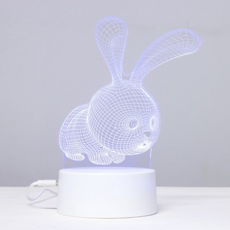 Flight “rabbit” LED 7 colors USB/from white batteries-14