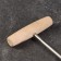 Winging hook for meat, 30cm, with a wooden handle