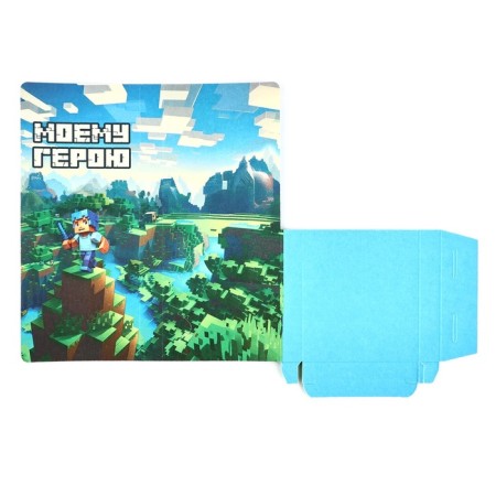 Envelope with a place for chocolate "Pixels"-2
