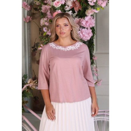 Female jumper, size 56, pink color-1
