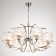Chandelier 91307/8 E27 40W chrome 82x82x85 cm Bayerlux