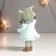 Souvenir Polystone "Baby feeds a fish catfish with a 7x9x13 cm
