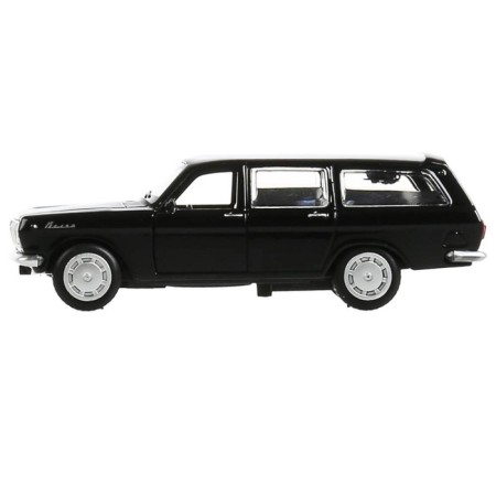 Metal machine "GAZ-2402 Volga", 12 cm, doors, luggage, black color open-10