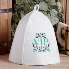 Bath cap with embroidery 
