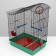 Fine Cage "Fiona", 4 tiers, 48 ​​x 38 x 65 cm, mix of flowers