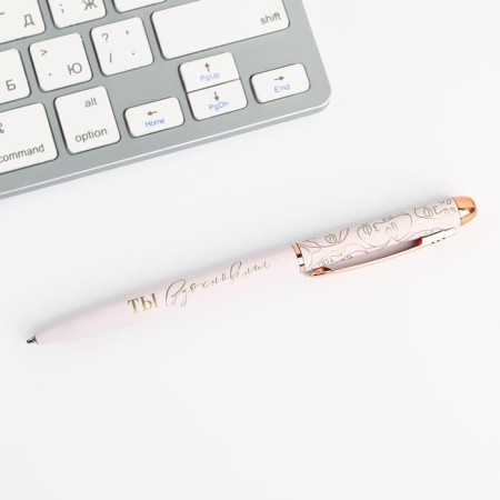 Gift pen "You are real inspiration", matte metal-1