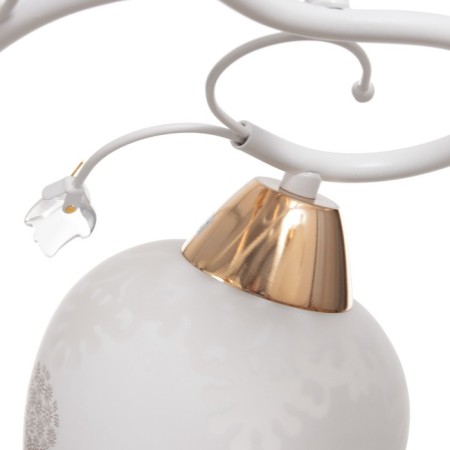 Chase "Olivia" 3x60W E27 gold, white 48x48x28cm-6