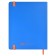 School diary for grades 1-11 Blue, solid cover with artificial leather foam, glass, silk-up, 48 sheets, 80 g/m2, universal cheat sheet.