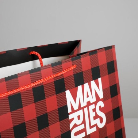 Gift Package Laminated, Packaging, Man Rules, XL 49 x 40 x 19 cm-4