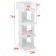 Stellaz Nord No. 1, 250x300x764, White