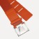 Women's belt, width 5 cm, elastic band, metal buckle, redhead red