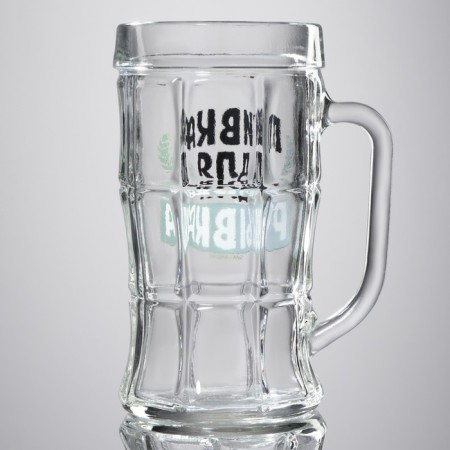 Glass beer -beer mug "beer for jerking", 500 ml-3