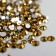 Decor for creativity Glass "Rhubates truncated cone. Gold" d = 1.5-6.5 mm set 1000 pcs
