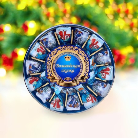 New Year. Flays glazed "Vologda Fairy Tale", 220 g
