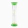 Sanding clock, 1 minute, fluorescent, 9 x 2.5 cm, green