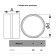 ERA connector 10skpo, ventilation, with a check valve, d = 100 mm