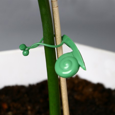 Fastards for climbing plants, wall, self -adhesive, “snail”, d = 10 mm, Greengo-14