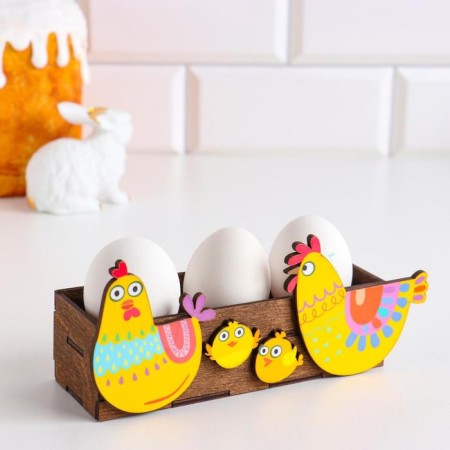 Top for 3 eggs "chicken", plywood