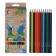 Color pencils 12 colors Zoo, plastic, hexagonal