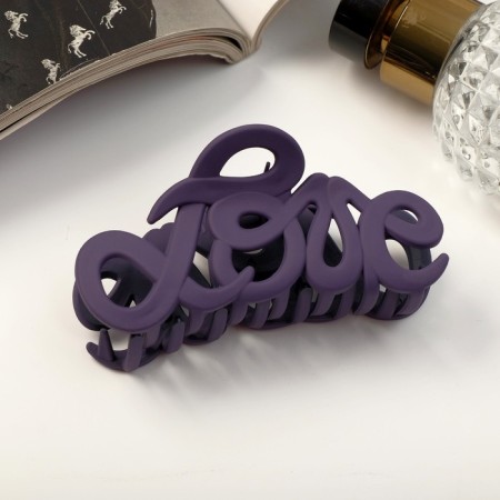 Hair crab "Classic" curls luxury, 9 cm, mix
